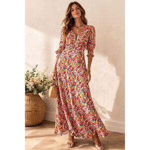 RIXO x Target Multicolor Floral Maxi Dress   Women's Size 2